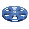 1/4 5 Inch Empty Reel to Reel Tape, 6 Hole Aluminum Alloy Reel Sound Recording for Open Reel Sound Deck, Opening Machine Parts (Blue) view 4