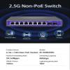 ZOZ03Y0 2.5G None-POE Network Switch 5 8 Port Ethernet Switch with 2 * 10G SFP+ for IP Camera/NVR(K0802WS US Plug) view 3
