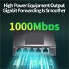 ZOZ03Y0 5 Port Gigabit Ethernet Switch 1000BASE-T Network Switcher Plug and Play Networking Hub Internet Splitter TL-SG1005D(EU Adapter) view 2