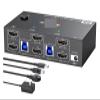 Y9S5QZ5 8K HDMI KVM Switch 2 Monitors 2 Computers 8K@60Hz 4K@144Hz,Dual Monitor KVM Switch with 4 USB 3.0 Hub for Keyboard Mouse Printer(Without Edid 8K) view 1