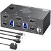 Y9S5QZ5 8K HDMI KVM Switch 2 Monitors 2 Computers 8K@60Hz 4K@144Hz,Dual Monitor KVM Switch with 4 USB 3.0 Hub for Keyboard Mouse Printer(Without Edid 8K) view 2