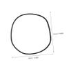 Salon Chair Base for Haircuts Rubber Floor Protector Ring view 2