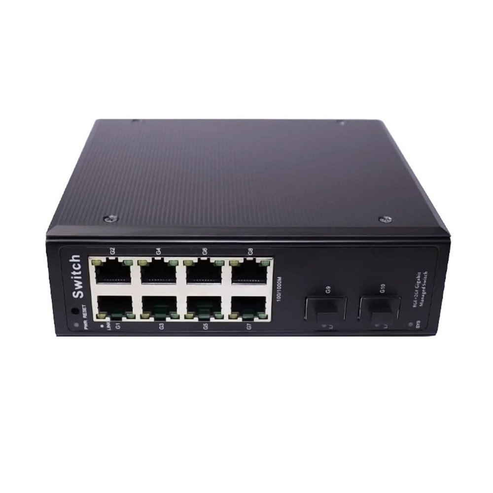 ZOZ03Y0 S Managed 6/10 Port Full Gigabit Industrial Ethernet Data Transfer Switch Gigabit L2- Managed Industrial Switch Support RSTP(JT-GY3208S-GFM)