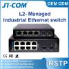 ZOZ03Y0 S Managed 6/10 Port Full Gigabit Industrial Ethernet Data Transfer Switch Gigabit L2- Managed Industrial Switch Support RSTP(JT-GY3208S-GFM) view 3