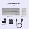 L6AS0F7 Dual-Port 2 Port Displayport KVM Switch 8K@60Hz USB DP Switch KVM DP Switcher USB KVM 4K@144hz Support Mouse&Keyboad Share(4K 60Hz,AU Power) view 4