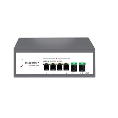 ZOZ03Y0 4 Ports 2.5G POE RJ45 2 Ports 10Gbe SFP+ Uplink Switch Unmanaged PoE Network Ethernet Switch Plug and Play Hub(EU Plug)