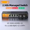 ZOZ03Y0 6-Port Multi-Gigabit Managed Switch with 4-2.5Gb RJ45 and 2-10G SFP+(Switch with EU Plug) view 2