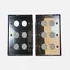 (2) Two Triple Gang Wall Plate for Six XLR Male/Female "D" Stainless Steel view 4