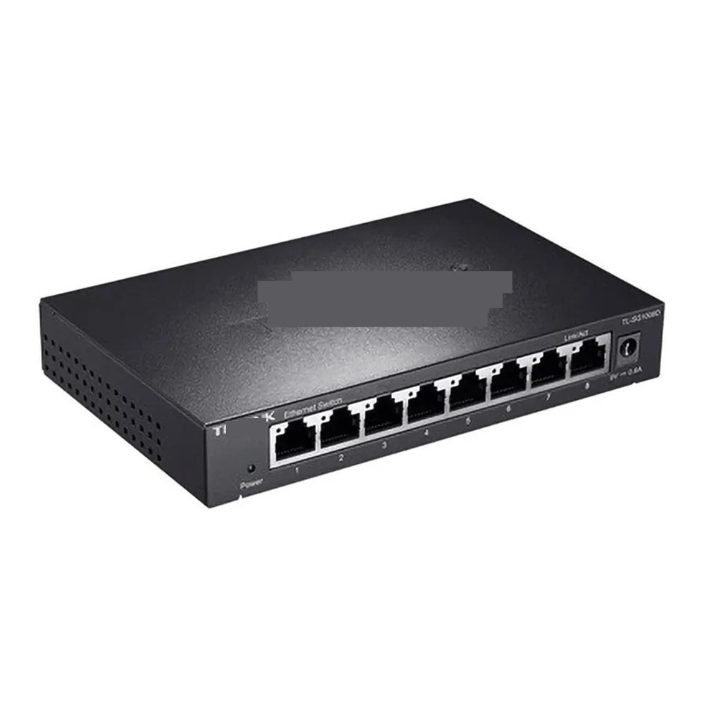 ZOZ03Y0 8Port Gigabit Switch Ethernet Smart Switcher 1000Mbps Ethernet Network Hub 1GE RJ45 1gb Internet LAN Splitter TL-SG1008D(with US Adapter)