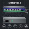 ZOZ03Y0 4 8 Full Gigabit Port POE Switch Active 48V Supply Ethernet 100/1000Mbps Nerwork Switch for IPC/NVR(G0821GB-C EU Plug) view 2