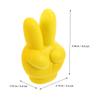 SEWOART 2pcs Yellow Car Antenna Topper Creative Exterior Decoration for Vehicles Unique Pu Material Cute Car Accessory Bright Weather-Resistant Antenna view 2