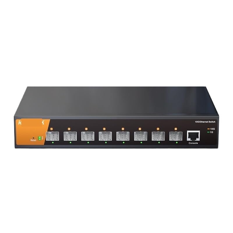 ZOZ03Y0 8-Port 10Gb SFP+ Managed Switch(Switch with UK Plug)