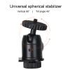 Bed Sofa Projector Stand, Adjustable Plug in Projector Stand with 360 Rotating and 90 Tilting Stabilizer, Universal Bedside Projector Bracket Holder with 1/4 Inch Mounting Thread view 3