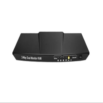 Y0S3QZ1 Dual Monitor 2 in 2 Out hdmi kvm Switch 4x2 with Audio Support m*ac ps*4 xb*x pc Dual Display Extension USB kvm switcher 4k 60fps(US Plug)