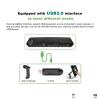 Y0S3QZ1 Dual Monitor 2 in 2 Out hdmi kvm Switch 4x2 with Audio Support m*ac ps*4 xb*x pc Dual Display Extension USB kvm switcher 4k 60fps(US Plug) view 3
