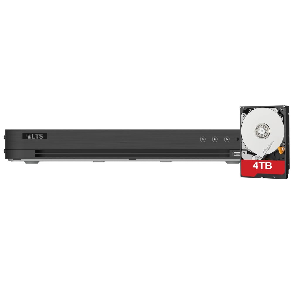 LTS LTD8308D-ETC Platinum 8 Channel DVR Human and Vehicle Detect H.265+ Pro (LTD8308D-ETC-4TB)