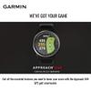 Garmin Approach S44 GPS AMOLED Golf Smartwatch (Silver Aluminum Bezel, Black Silicone Band) Bundle with Focus Camera Portable Charger Stand and Focus Glass Screen Protector Film (3-Pack) (3 Items) view 3