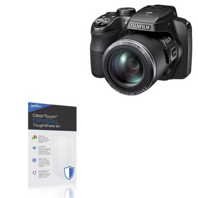 BoxWave Screen Protector Compatible With Fujifilm FinePix S9900W - ClearTouch Crystal ToughShield 9H (2-Pack), Clear 9H Tough Flexible Film Screen Protector