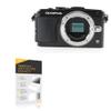 BoxWave Screen Protector Compatible with Olympus Pen E-PL5 - ClearTouch Anti-Glare Privacy (2-Pack), Privacy Screen Protector Flexible Film Anti-Glare view 1