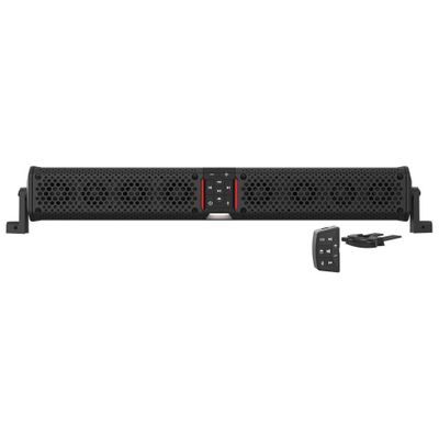 Wet Sounds Stealth XT 8-B - All-in-One IP67 Weatherproof 300-Watt Amplified Bluetooth 8-Speaker Soundbar with Remote - Black (Certified Refurbished)