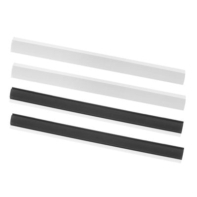 4pcs Rubber Dustpan Lip Replacement Bar for Home School Use
