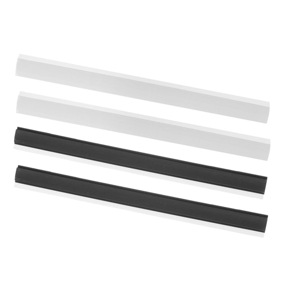 4pcs Rubber Dustpan Lip Replacement Bar for Home School Use