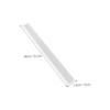 4pcs Rubber Dustpan Lip Replacement Bar for Home School Use view 2