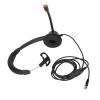 LICAEVEY Single Ear Customer Service Headset,RJ9 Fixed Line VOIP Phone Headset Mono Traffic Volume Adjustment Headset with Noise Cancelling Mic view 1
