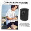 Angoily Camera Lens Pouch Lens Storage Case for Cameras Compatible and Pu Material for against Dust and Impact view 2