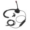 LICAEVEY RJ9 Single Ear Headset,Cell Phone Headset Customer Service Headset Fixed Line VOIP Phone Headset with Mic Mute Speaker Volume Adjustment for Telemarketing Call Center view 1