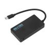 4 Port USB Hub,Extended External Hub 5Gbps USB C Hub Docking Station Ultra Slim Type C Interface for U Disk Keyboard Mouse (Black) view 4