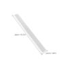Dustpan Replacement Edge Strips 4Pcs Rubber Lip for Cleaning view 2