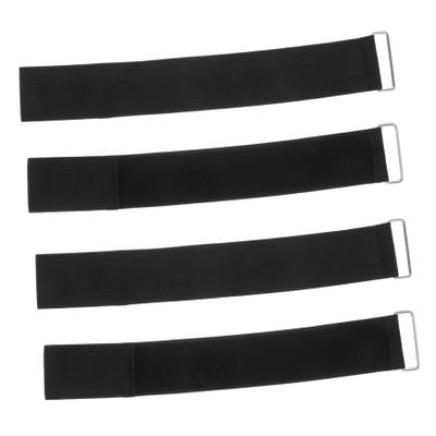 BESPORTBLE 4pcs Adjustable Hook and Straps Reusable Cable Ties with Buckles for and Organization for Storage