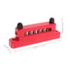 LALADEFIEE 1set Miniature Electrical Terminal Block for Auto Position Bus Bar Easy Install Distribution Terminal Strips for Rv Boat and Trailer Wiring view 2