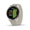 Garmin Approach S50 Golf GPS Smartwatch with Approach CT10 Full Set | AMOLED Display | On-Course Features with 14 Sensor Club Tracking and Signature Series Power Bundle | Cream Gold with Ivory Band view 3