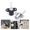 QXCIVR 16/19mm Cabinet Lock Zinc Alloy Furniture Desk Draw Pedestal Lock Office Home Filing Cabinet Lock with 2 Keys(Silver 19mm) view 4