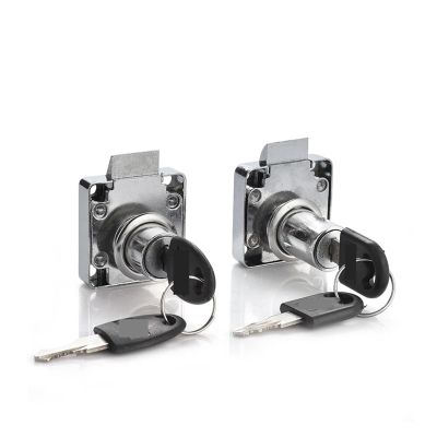 QXCIVR Drawer Lock Wardrobe Cabinet Cam Locks with 2 Keys Same Key Furniture Door Hardware for Office Desk Letter Box Mailbox(Zinc 138-32)