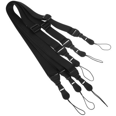 jojofuny 3set Adjustable Camera Shoulder Strap Comfortable Padded Neck Lanyard for Tablet Laptop Outdoor Activities Nylon Crossbody Bag Strap