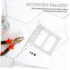 CAXUSD Mount Bracket for Ssd Rear Panel Mounting Bracket Pc Case Expansion Easy Install Drive Mounting Organized Setup view 4