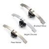 QXCIVR 5 Pack Camper Car Push Button Latch Lock Keyless RV Caravan Boat Motor Cabinet Handle Drawer Locks Furniture Handle Hardware(10 Chrome 128) view 3