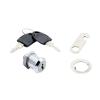 QXCIVR Cam Cylinder Locks Door Cabinet Mailbox Drawer Cupboard Padlock Security Locks with Plastic Keys Furniture Hardware(30mm Different Key) view 1
