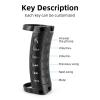 JNOEEDWN Universal Multi-Wheel 2.4G Wireless Car Multi Steering Wheel Control Remote Controls Car 6-Key Wireless Control Switch Buttons Replacement view 2