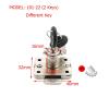 QXCIVR Drawer Lock Wardrobe Cabinet Cam Locks with 2 Keys Same Key Furniture Door Hardware for Office Desk Letter Box Mailbox(101-22) view 2