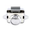 QXCIVR 10PCS Camper Car Push Lock 26mm RV Caravan Boat Motor Home Cabinet Drawer Latch Button Locks for Furniture Hardware(Pearl nikel) view 2