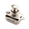 QXCIVR 10PCS Camper Car Push Lock 26mm RV Caravan Boat Motor Home Cabinet Drawer Latch Button Locks for Furniture Hardware(Pearl nikel) view 3