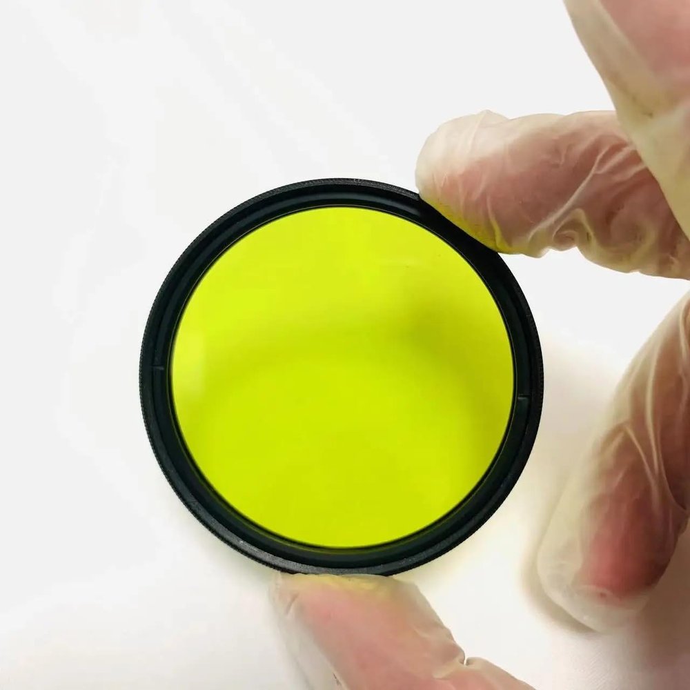 Green Glass UV IR passthrough in Various Sizes with Round Photo Frame 58 mm Optical LB16 for Camera Photography(82mm)