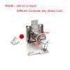 QXCIVR 101 High-Grade Desk Drawer Lock Wardrobe Locks Cabinet Locks Furniture Cam Locks(Brass 138-32) view 2