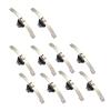 QXCIVR 5 Pack Camper Car Push Button Latch Lock Keyless RV Caravan Boat Motor Cabinet Handle Drawer Locks Furniture Handle Hardware(10 Pearl Nickel 128) view 2