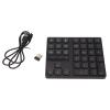 NOENNULL Wireless Number Pad 35 Keys Numeric Keypad 2.4G Wireless Ergonomic Design Silent Rapid Rebound One Handed Gaming Keyboard for Home view 1