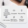 NOENNULL Wireless Number Pad 35 Keys Numeric Keypad 2.4G Wireless Ergonomic Design Silent Rapid Rebound One Handed Gaming Keyboard for Home view 3